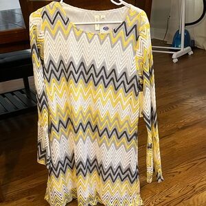 Tacera Chevron Knit Top